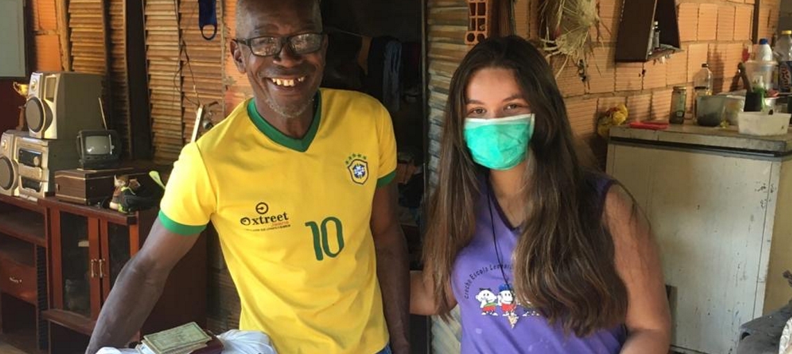 Juscelino Da Silva Rocha (func Fundação Abrinq doa novos kits de cestas básicas e higiene