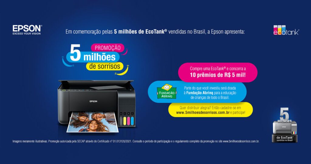 Epson do Brasil e Fundação Abrinq se unem para construir futuros