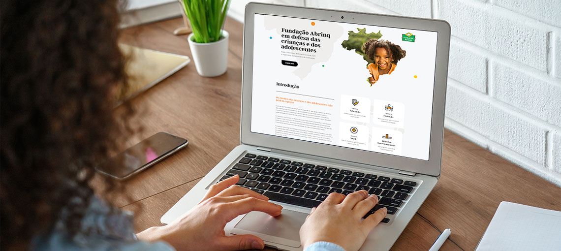 Banner-RA-2021 Confira o Relatório Anual 2021 da Fundação Abrinq