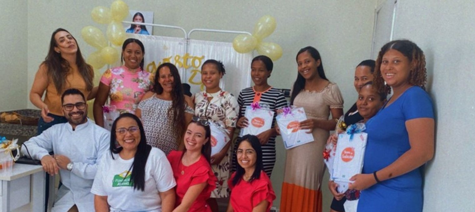 Notícia site amamentação Fundação Abrinq fortaleceu Agosto Dourado com ações no Nordeste e Sudeste
