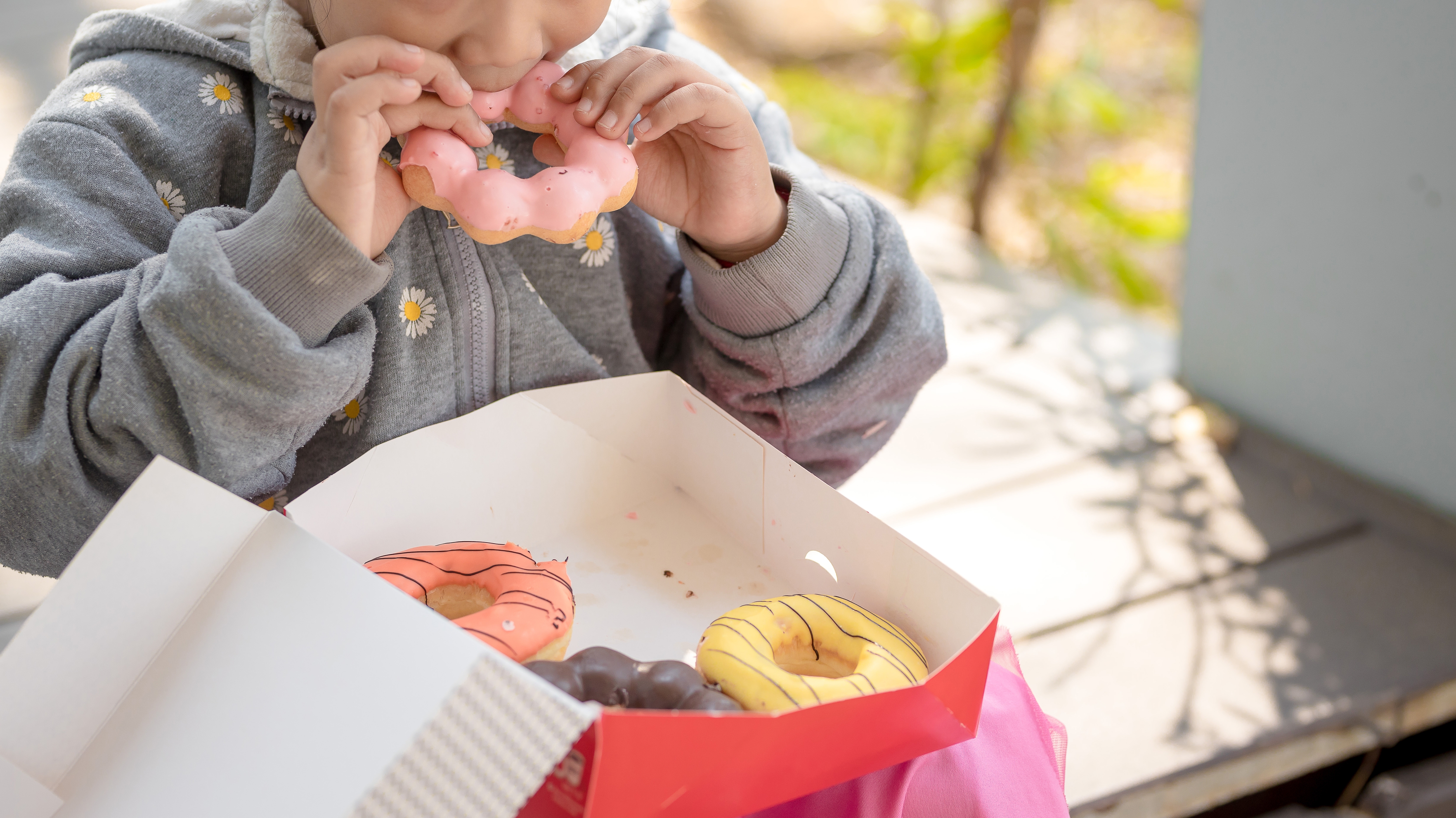 Obese,Fat,Boy,Eat,Donut,,Cute,Kid,Eating,Sweet,Donuts.